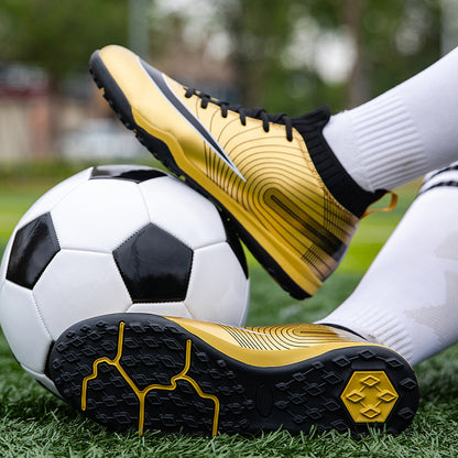Electroplated Football Shoes with Spike Options
