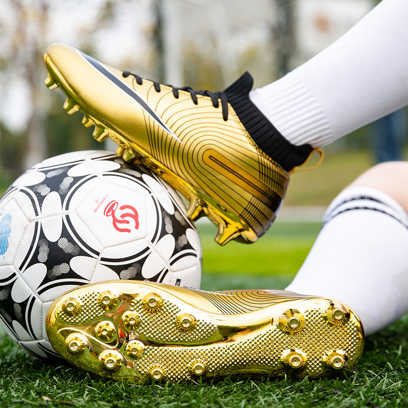 Electroplated Football Shoes with Spike Options