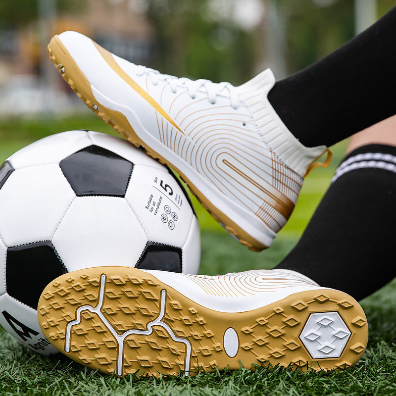 Electroplated Football Shoes with Spike Options
