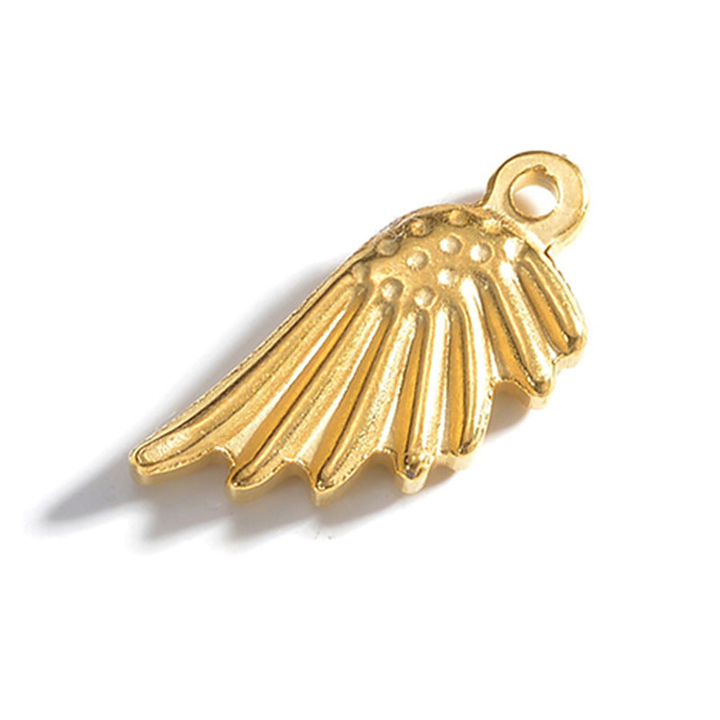 Electroplated Gold Bracelet with Pendant