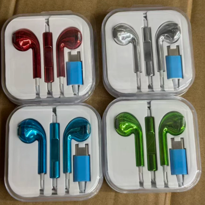 Electroplated In-Ear Headphones Universal Compatible