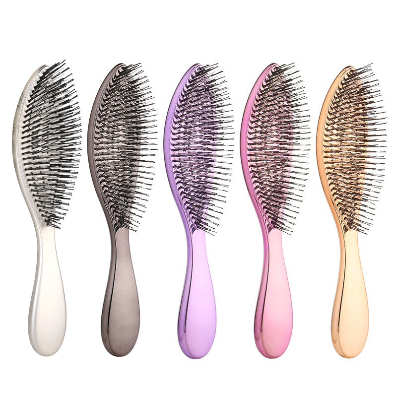 Electroplated Massage Hair Comb