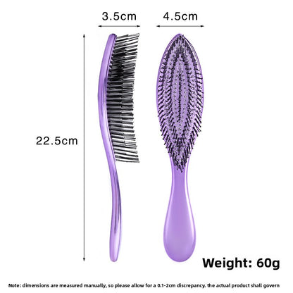 Electroplated Massage Hair Comb