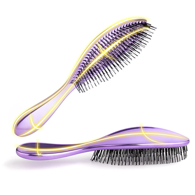 Electroplated Massage Hair Comb