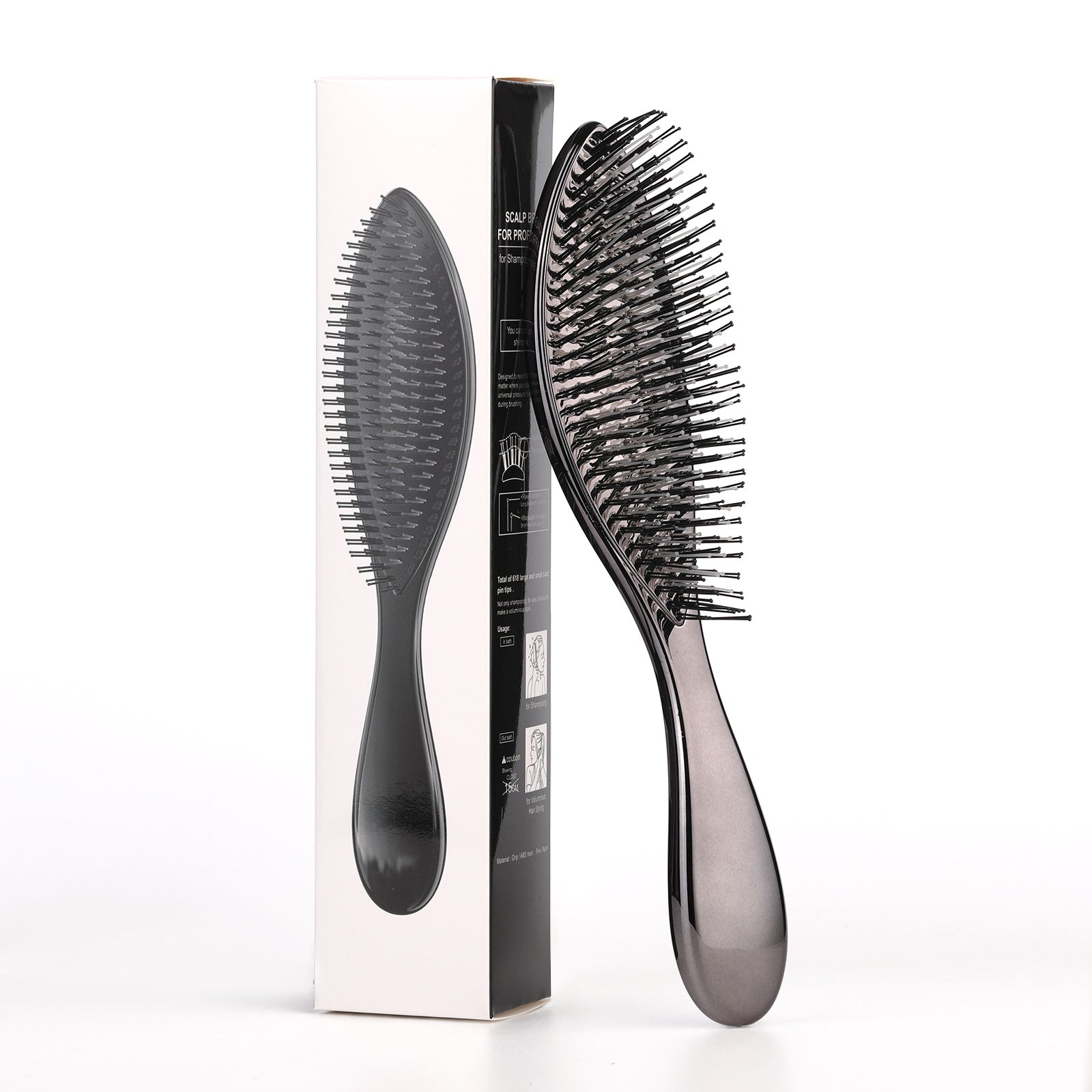 Electroplated Massage Hair Comb