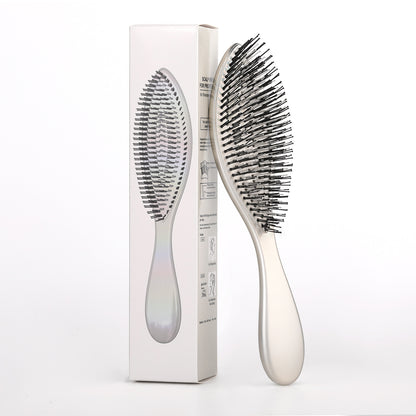 Electroplated Massage Hair Comb