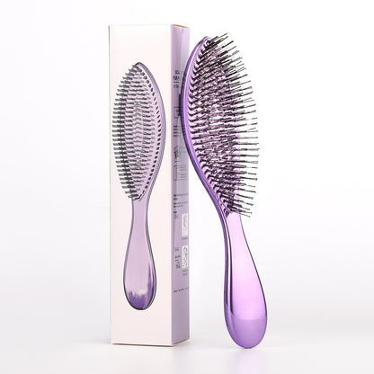 Electroplated Massage Hair Comb