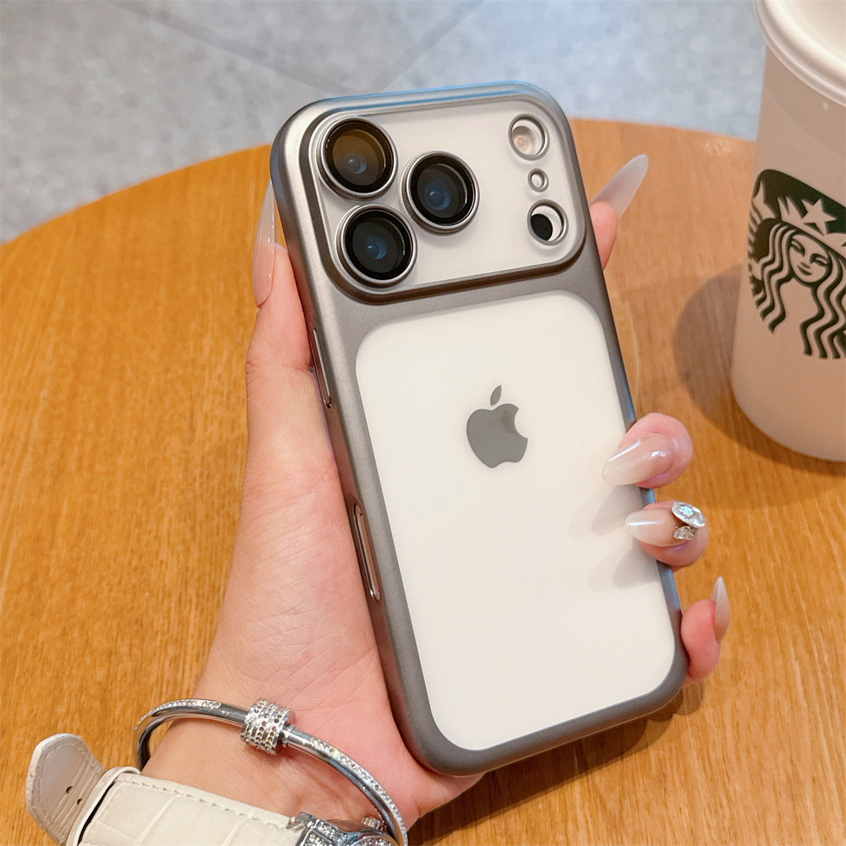 Electroplated Matte PC Phone Case