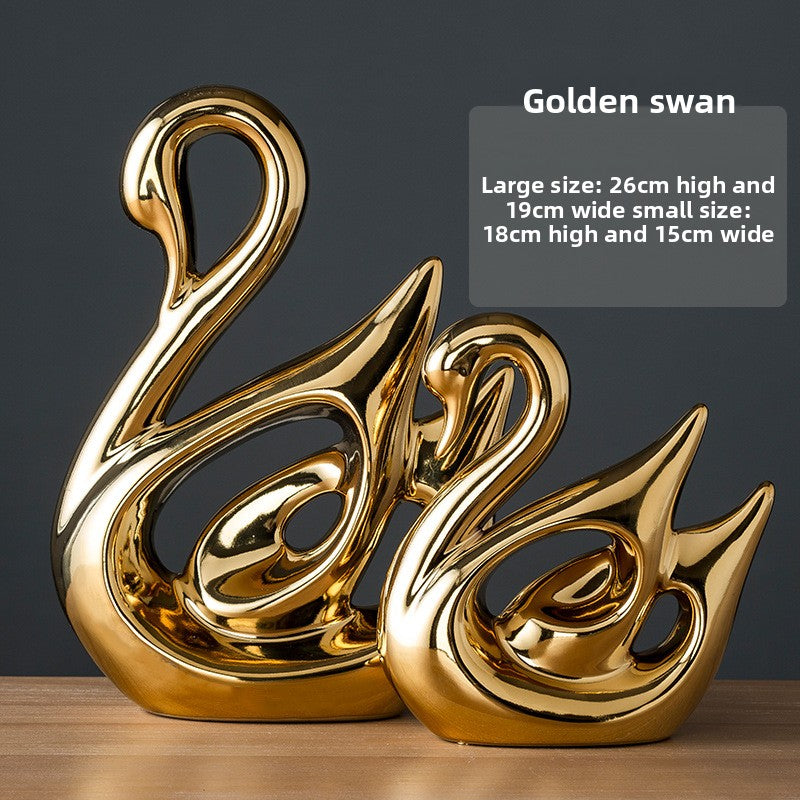 Electroplated Porcelain Home Decor Ornament