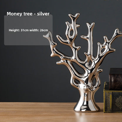 Electroplated Porcelain Home Decor Ornament
