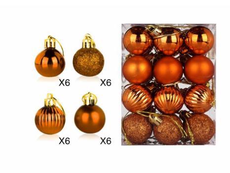 Electroplated Pumpkin Christmas Ball