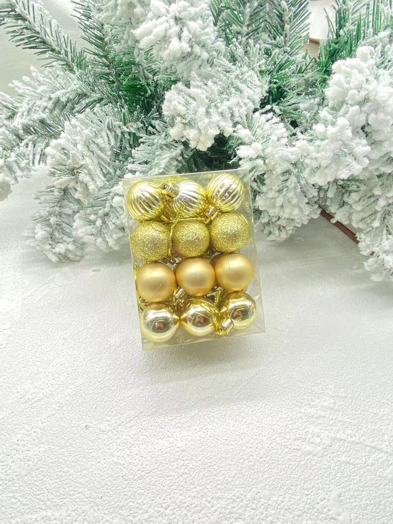 Electroplated Pumpkin Christmas Ball