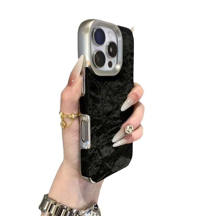 Electroplated Snow Mountain Pattern iPhone Protective Case