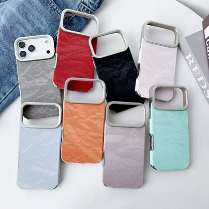 Electroplated Snow Mountain Pattern iPhone Protective Case