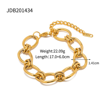 Electroplated Stainless Steel Bracelet