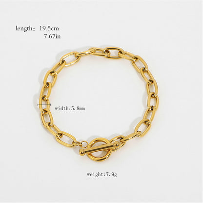 Electroplated Stainless Steel Bracelet