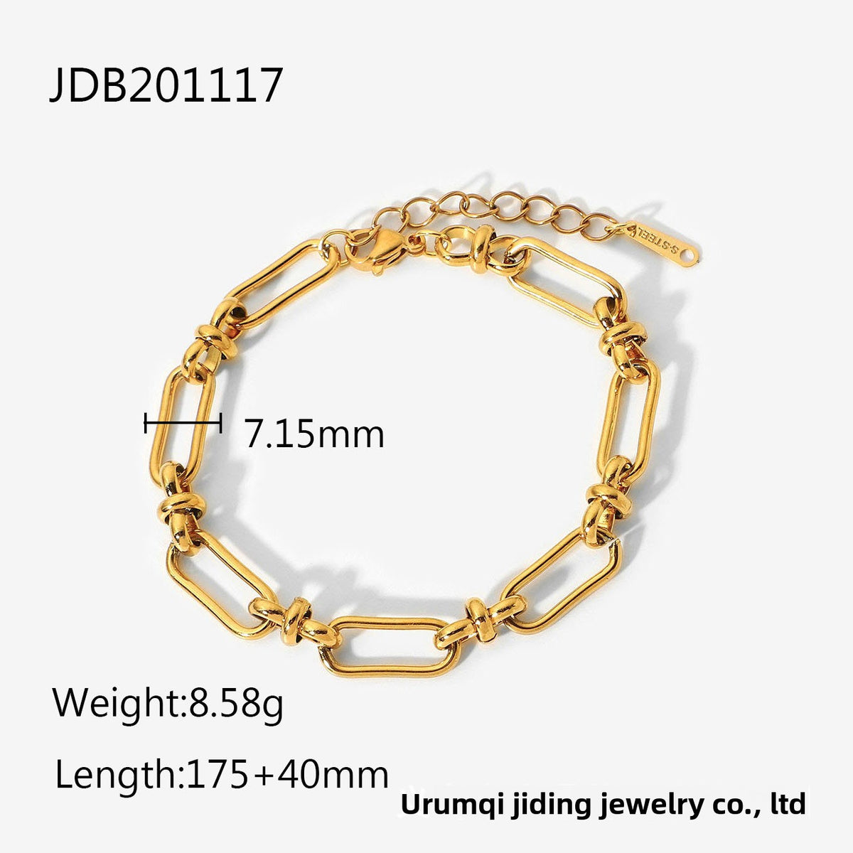Electroplated Stainless Steel Bracelet