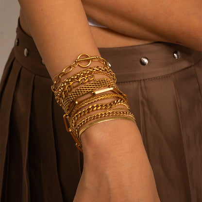 Electroplated Stainless Steel Bracelet