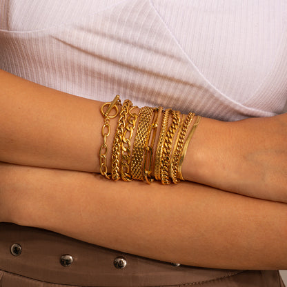 Electroplated Stainless Steel Bracelet