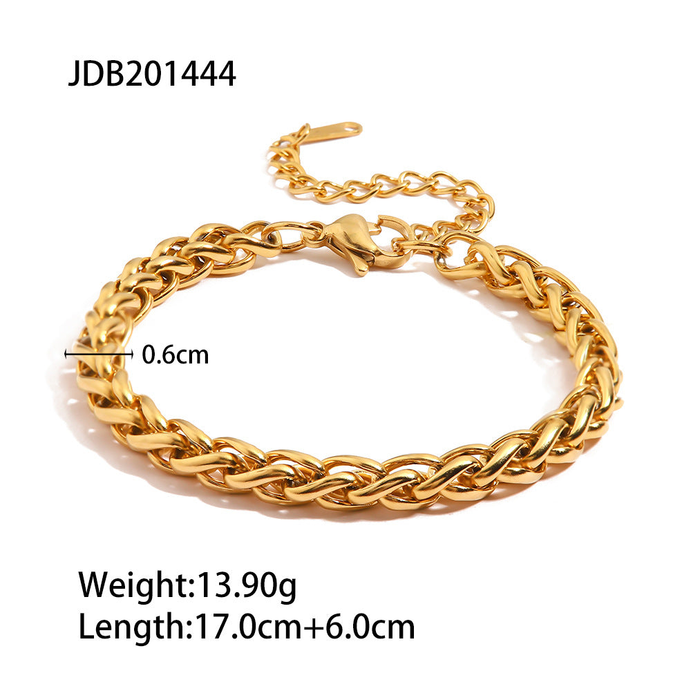 Electroplated Stainless Steel Bracelet
