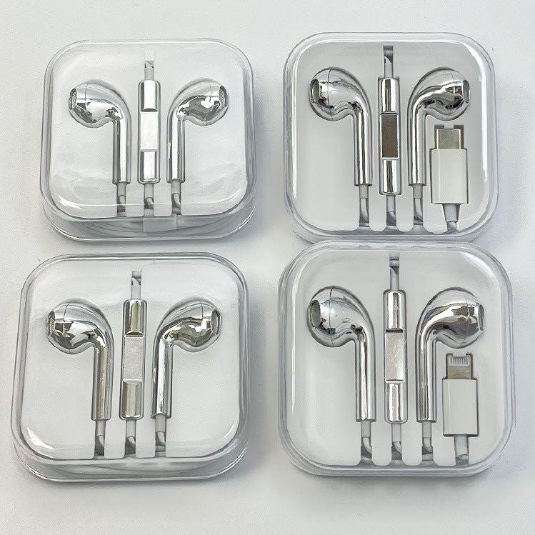 Electroplated Wired Headphones Type-C and 3.5mm