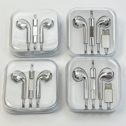 Electroplated Wired Headphones Type-C and 3.5mm