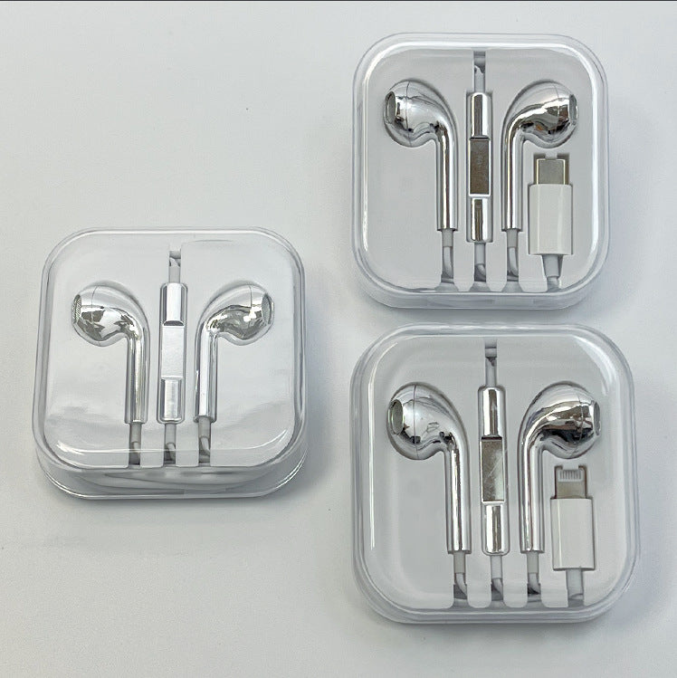 Electroplated Wired Headphones Type-C and 3.5mm