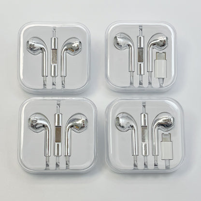 Electroplated Wired In-Ear Headphones with Crystal Box