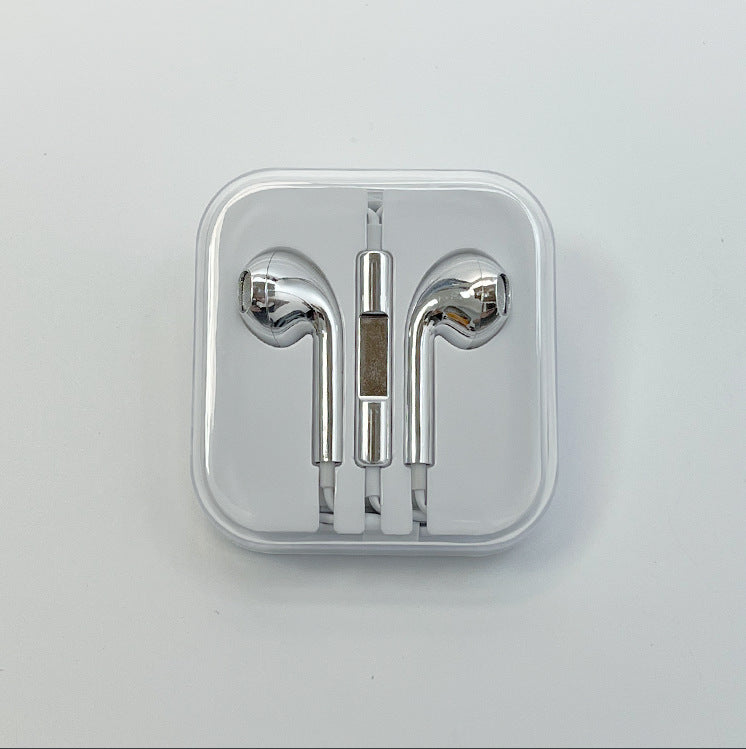 Electroplated Wired In-Ear Headphones with Crystal Box