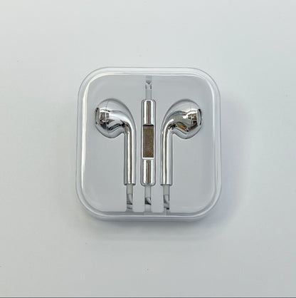 Electroplated Wired In-Ear Headphones with Crystal Box