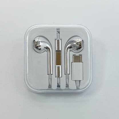Electroplated Wired In-Ear Headphones with Crystal Box