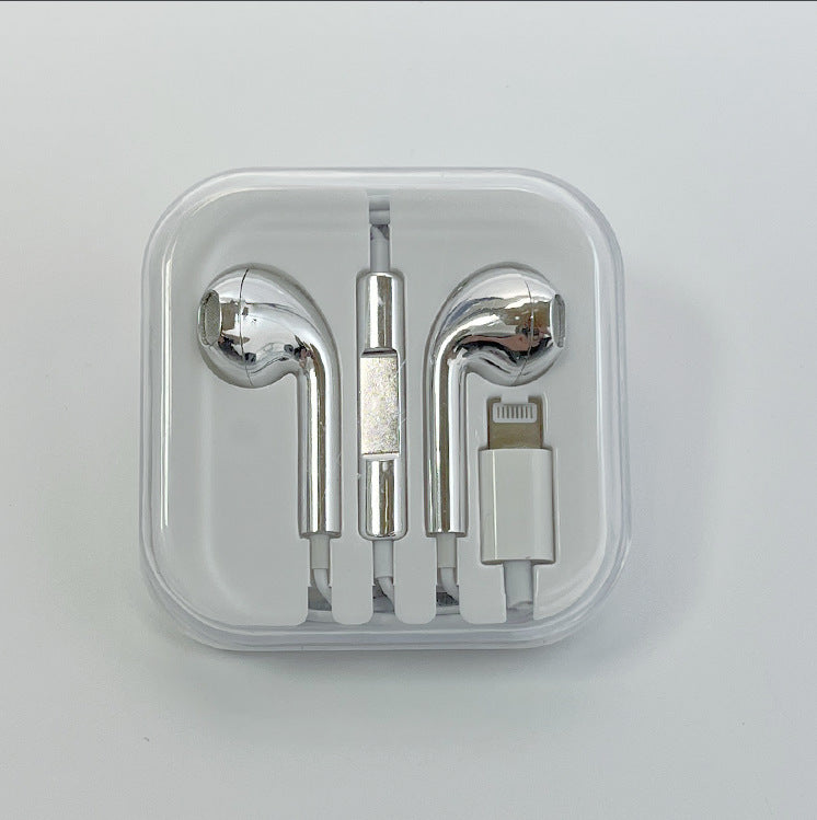Electroplated Wired In-Ear Headphones with Crystal Box