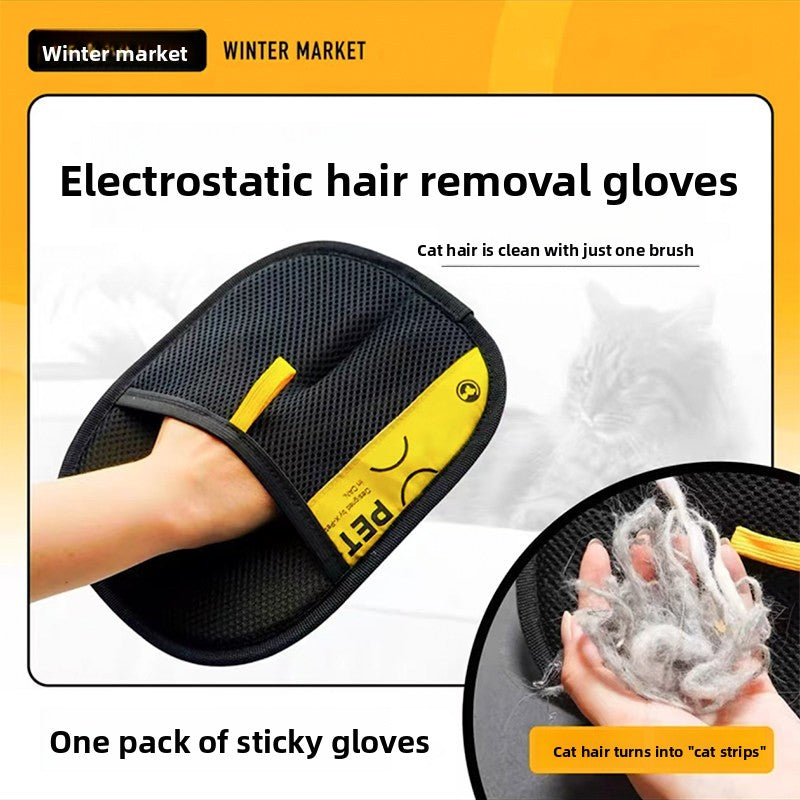 Electrostatic Pet Hair Removal Glove