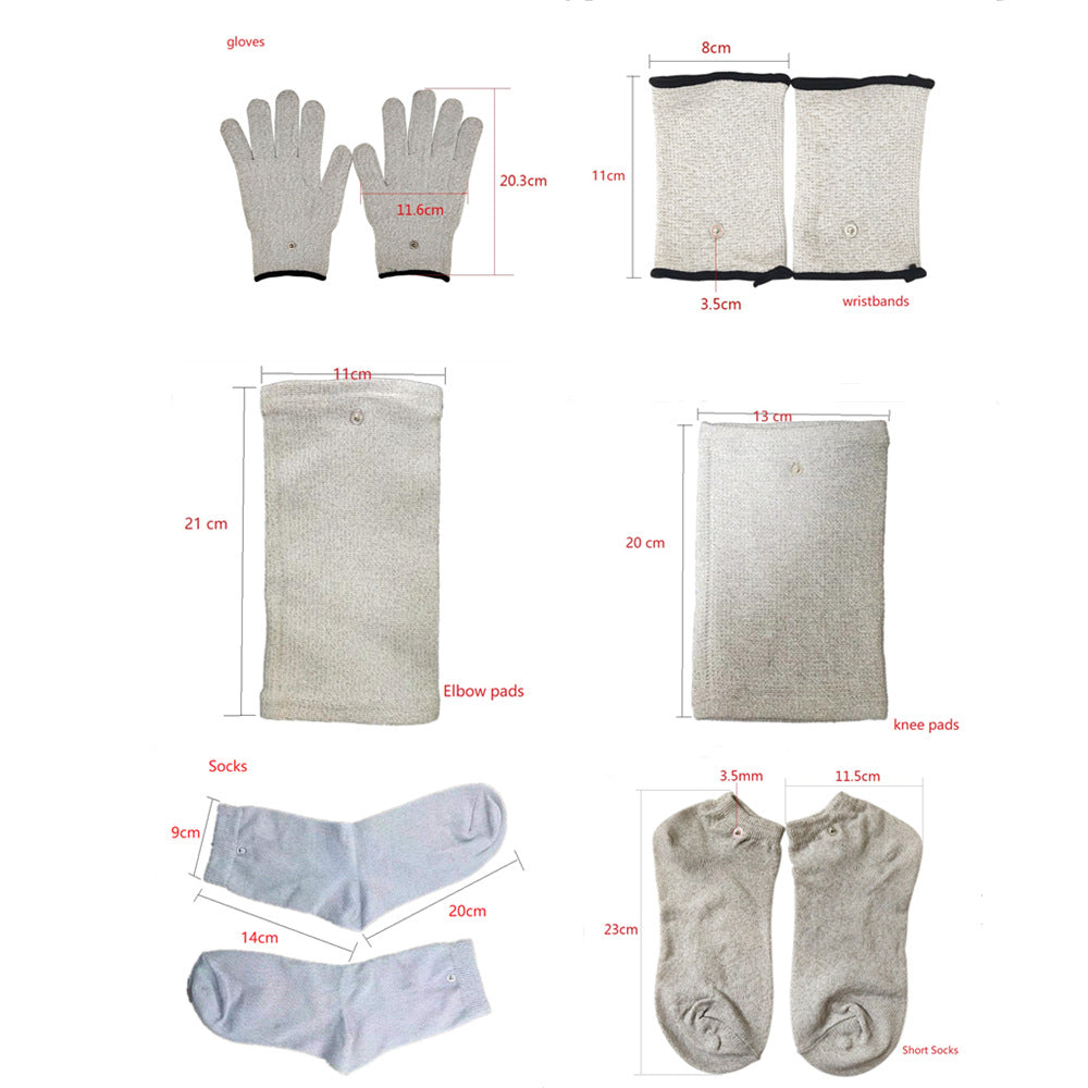 Electrotherapy electrode socks