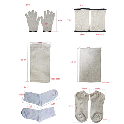 Electrotherapy electrode socks