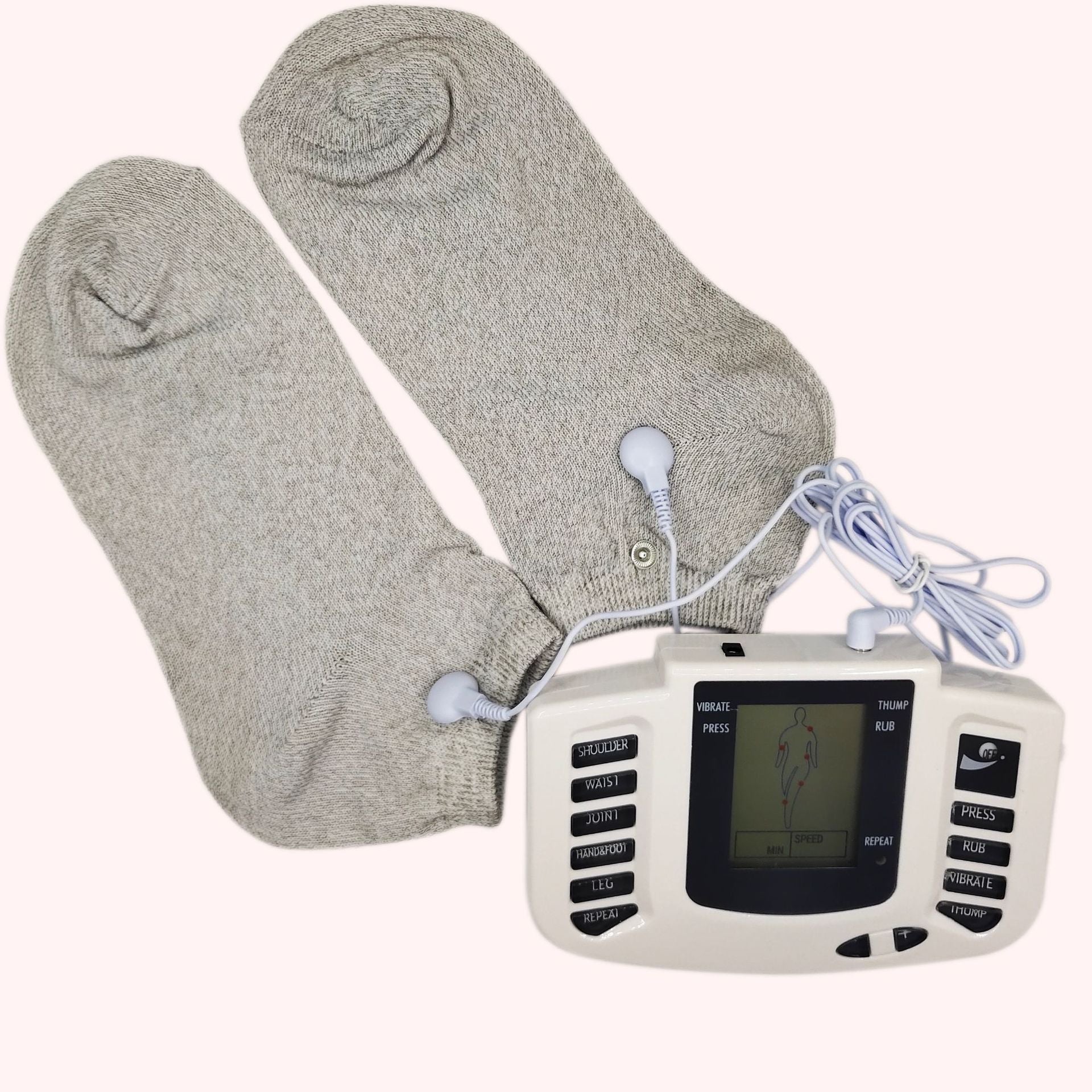 Electrotherapy electrode socks