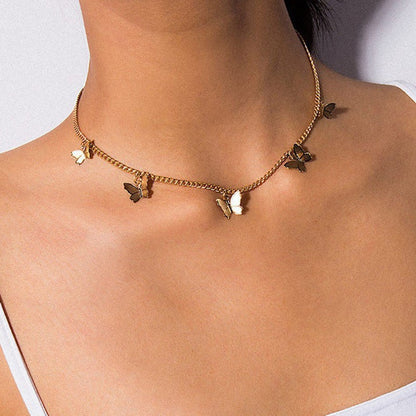 Elegant Alloy Pendant Necklace