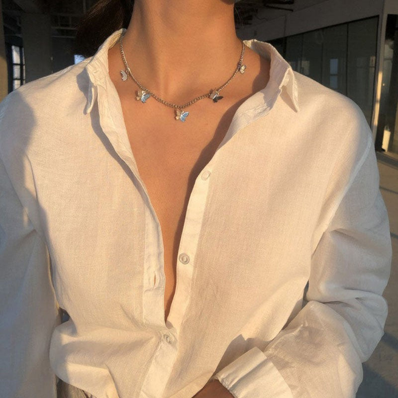 Elegant Alloy Pendant Necklace