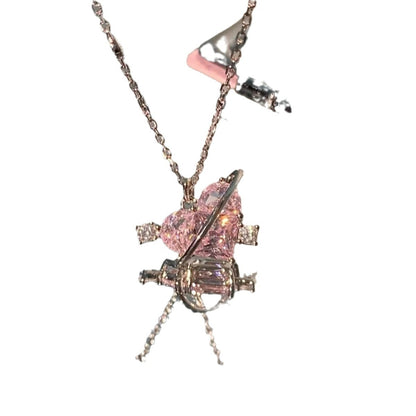 Elegant Alloy Pendant Necklace