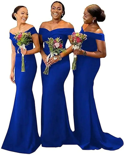 Elegant and simple women's evening dress