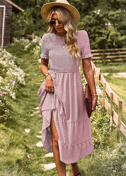 Elegant and slimming dress