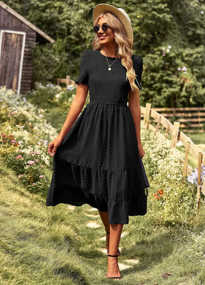 Elegant and slimming dress