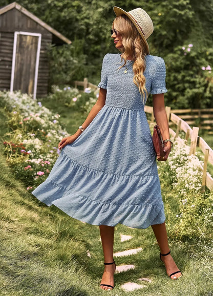 Elegant and slimming dress