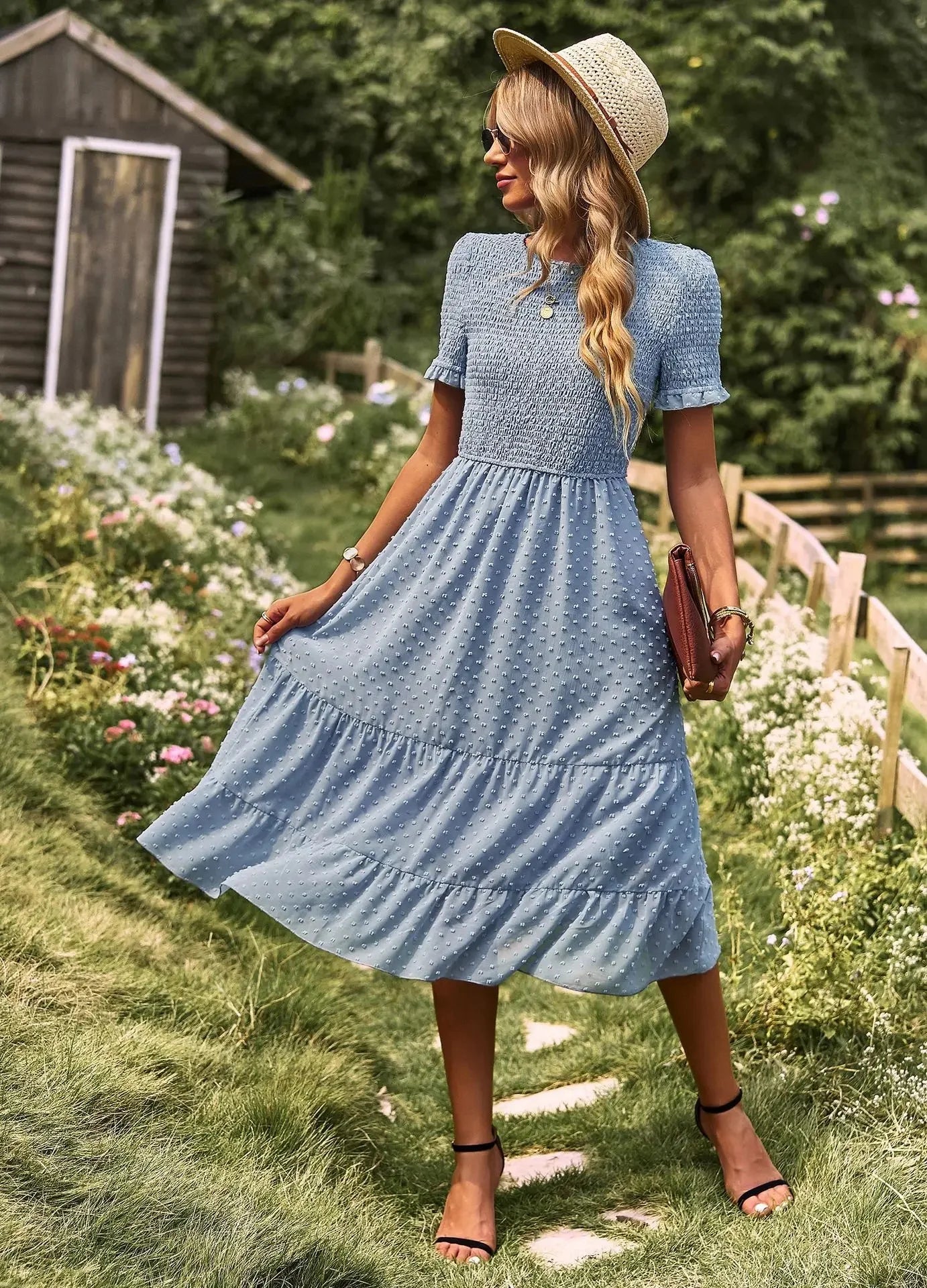 Elegant and slimming dress