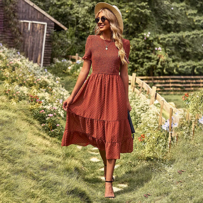 Elegant and slimming dress