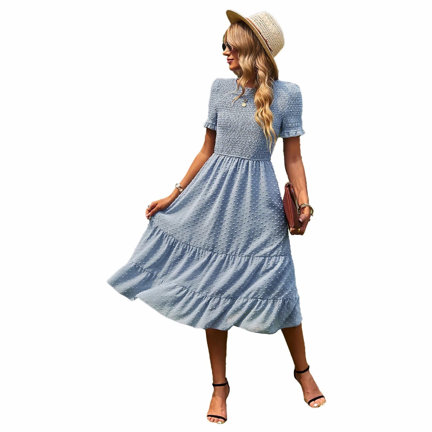 Elegant and slimming dress