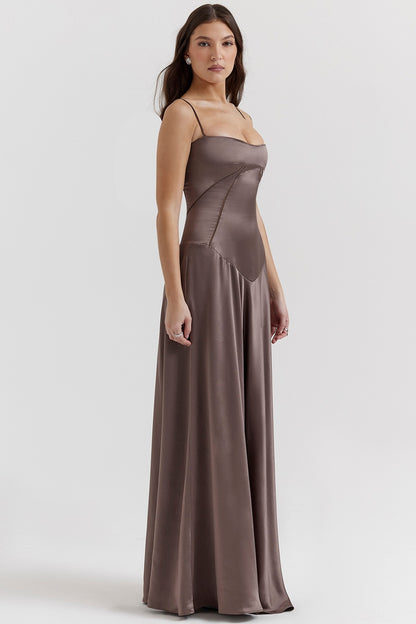 Elegant Backless Long Dress for Women