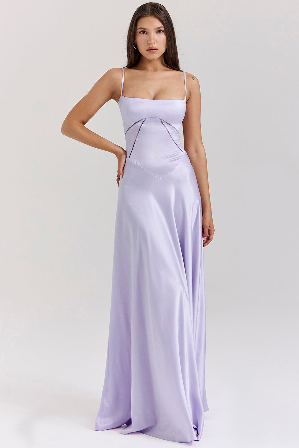 Elegant Backless Long Dress for Women