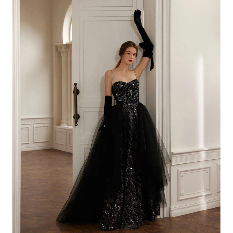 Elegant Black Evening Dress
