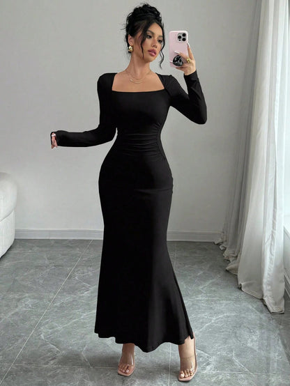 Elegant Bodycon Fishtail Dress